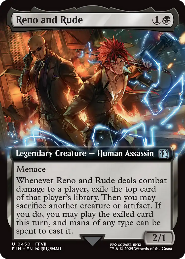 Reno and Rude (Extended Art) (450) [FINAL FANTASY]