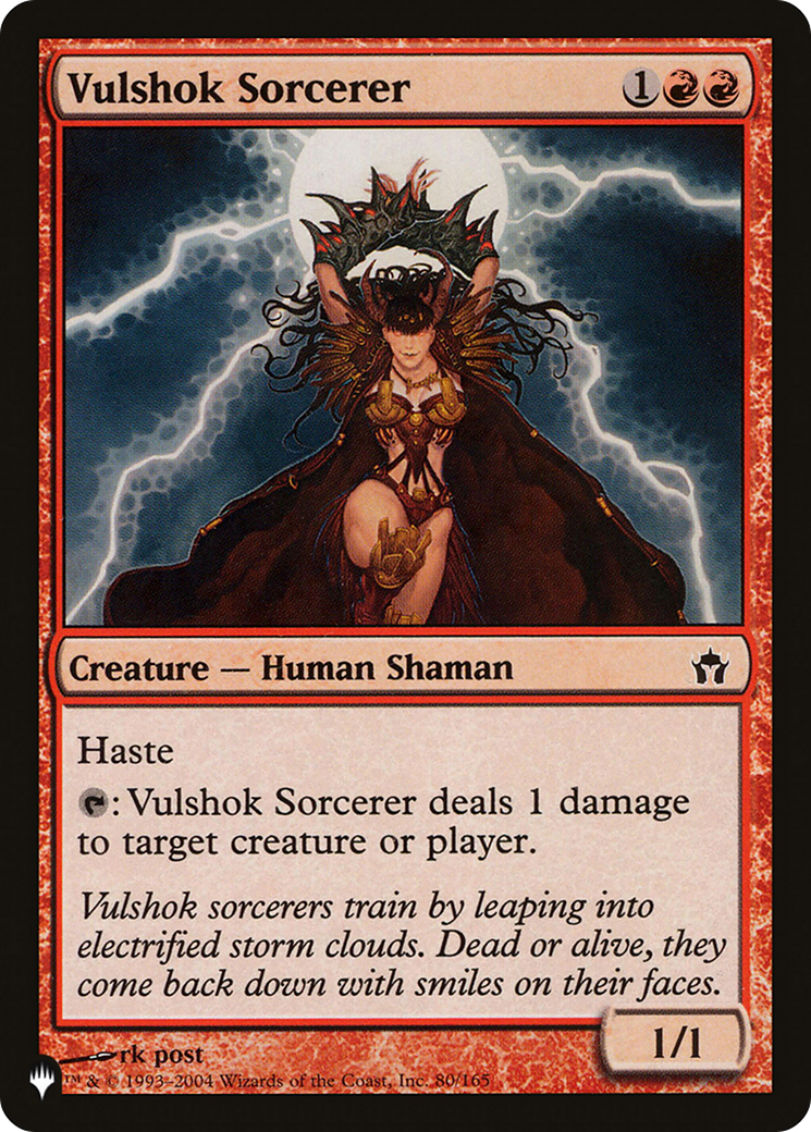 Vulshok Sorcerer (80/165) [The List Reprints]