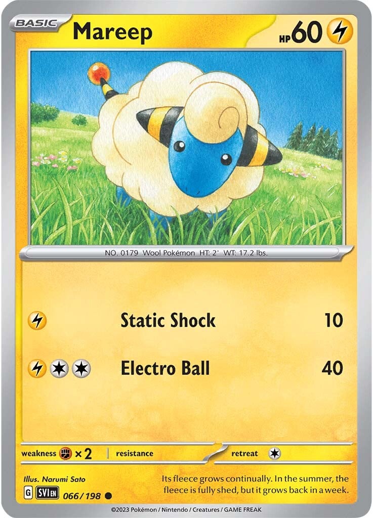 Mareep (066/198) [SV01: Scarlet & Violet Base Set]