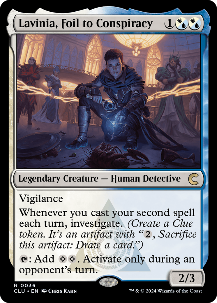 Lavinia, Foil to Conspiracy (36) [Ravnica: Clue Edition]