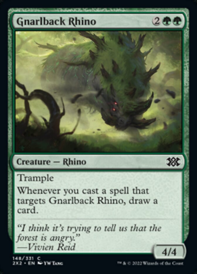 Gnarlback Rhino (148) [Double Masters 2022]