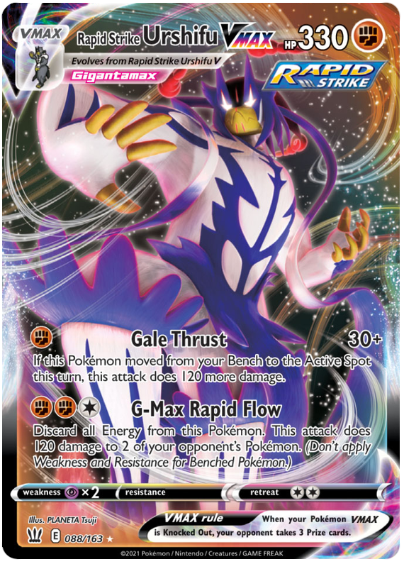 Rapid Strike Urshifu VMAX (088/163) [Jumbo Cards]
