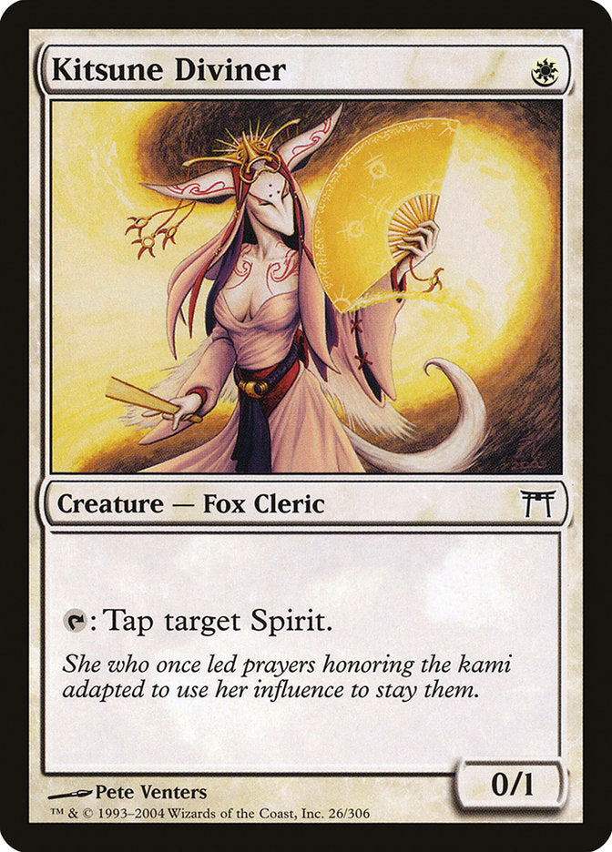 Kitsune Diviner (26) [Champions of Kamigawa]