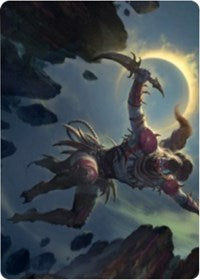 Nighthawk Scavenger Art Card (58) [Art Series: Zendikar Rising]