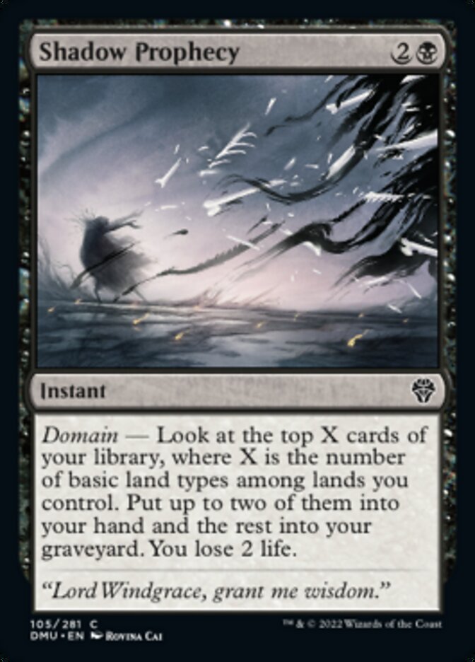 Shadow Prophecy (105) [Dominaria United]