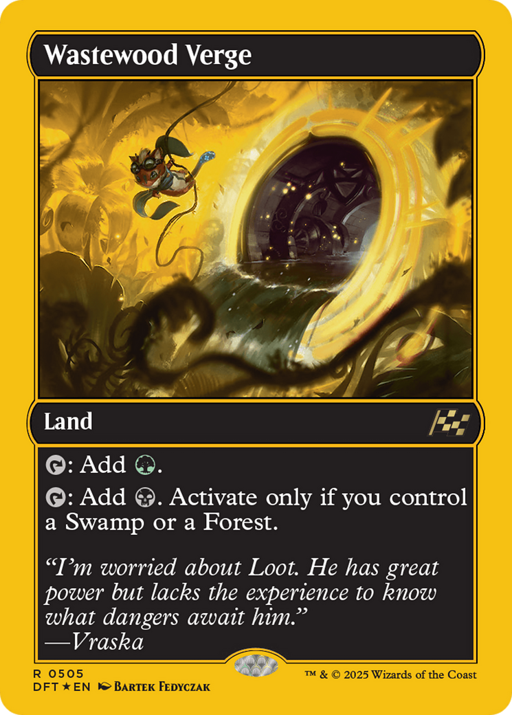 Wastewood Verge (First-Place Foil) (505) [Aetherdrift]