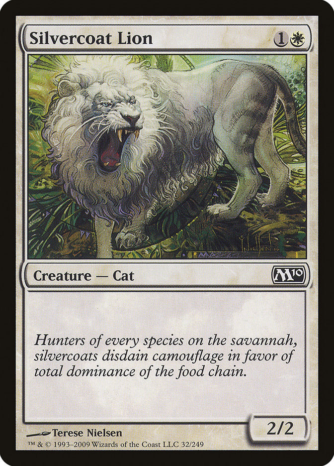 Silvercoat Lion (32) [Magic 2010 (M10)]
