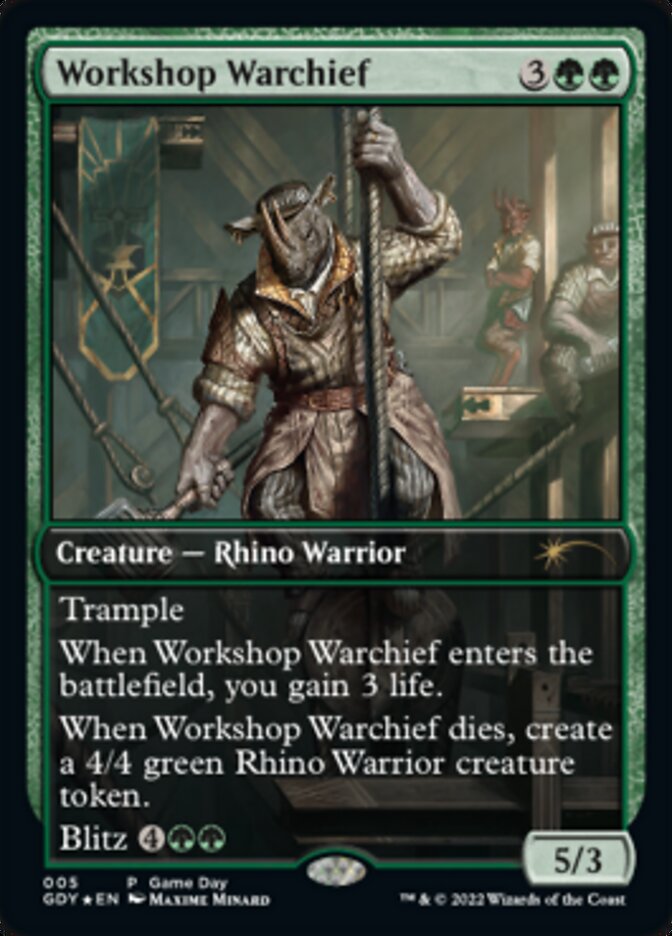 Workshop Warchief (5) [Game Day & Store Championship Promos]