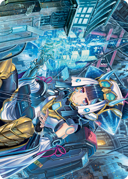Covert Technician Art Card (51) [Art Series: Kamigawa: Neon Dynasty]