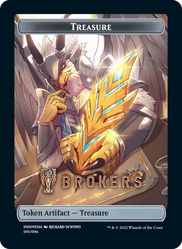 Treasure Token (Brokers) [SEA Exclusive] (5) [Streets of New Capenna]