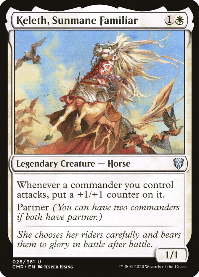 Keleth, Sunmane Familiar (28) [Commander Legends]