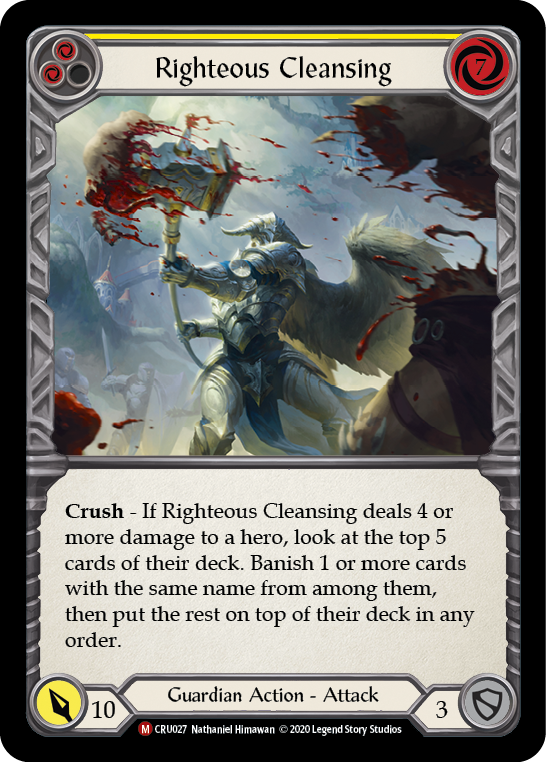 Righteous Cleansing (CRU027) [Crucible of War]