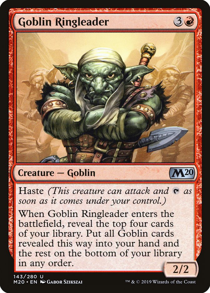 Goblin Ringleader (143) [Core Set 2020]