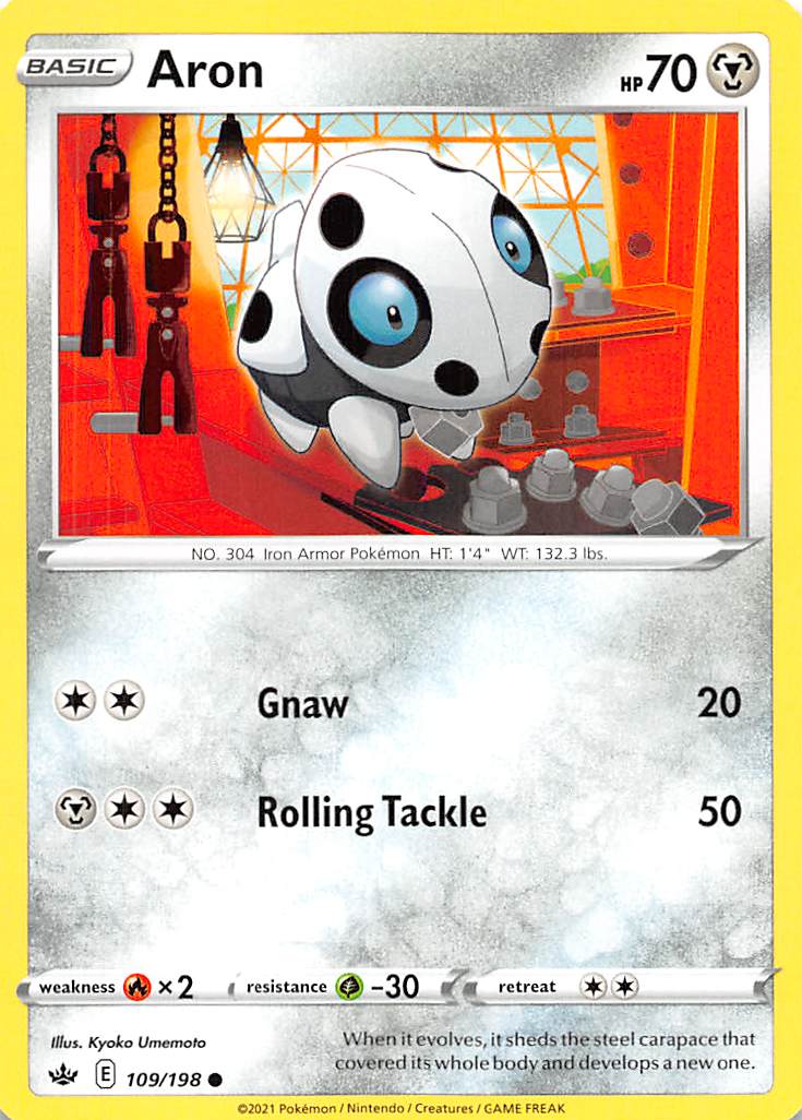 Aron (109/198) [SWSH06: Chilling Reign]