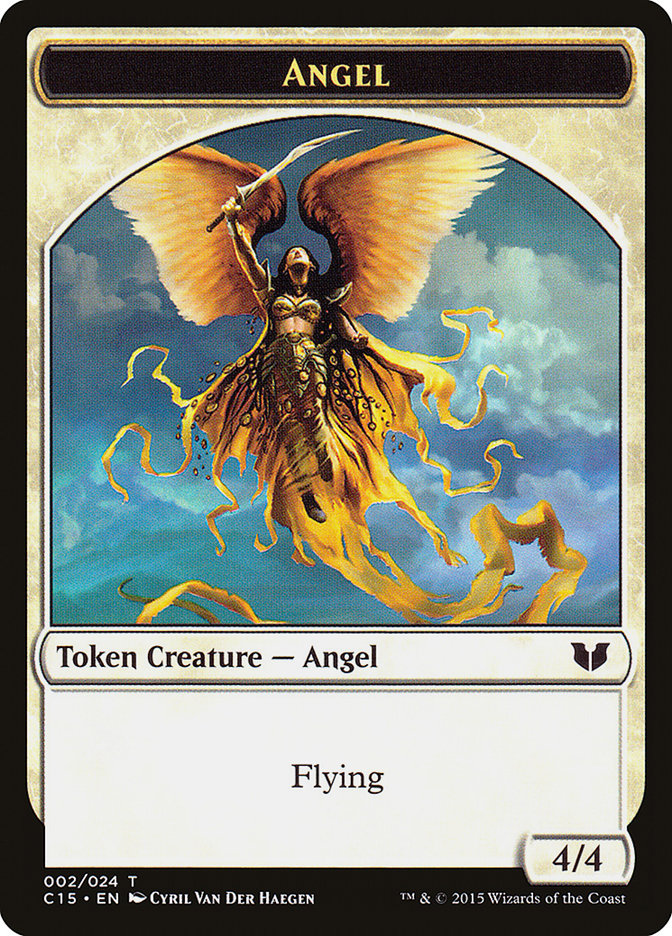 Spirit (022) // Angel Double-Sided Token (22 // 2) [Commander 2015]