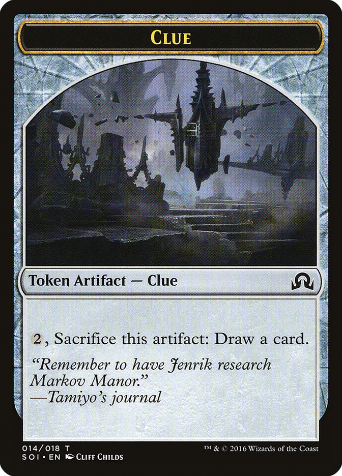 Clue Token (014) (14) [Shadows over Innistrad]
