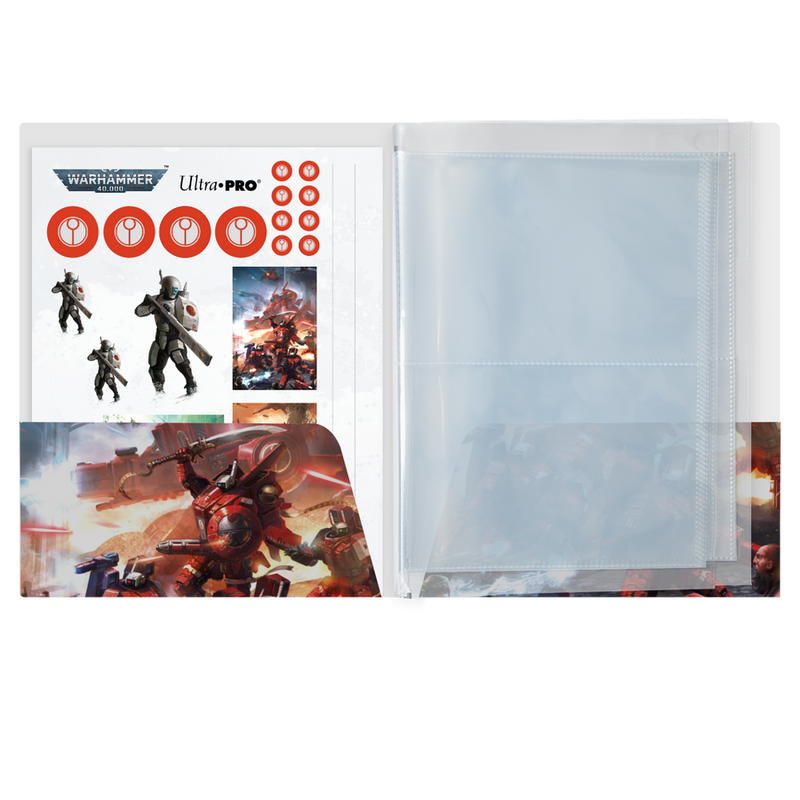 Ultra Pro Datasheet and Index Card Folio - Warhammer 40,000 T`AU Empire