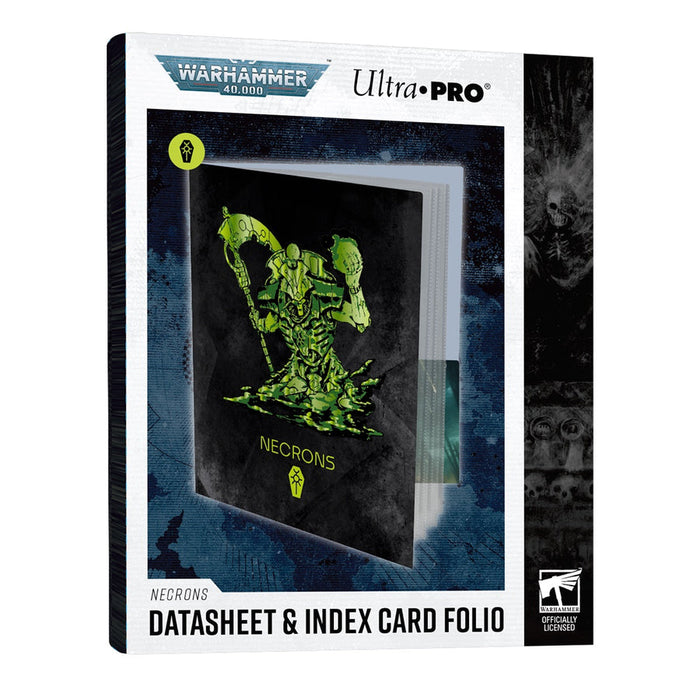 Ultra Pro Datasheet and Index Card Folio - Warhammer 40,000 Necrons