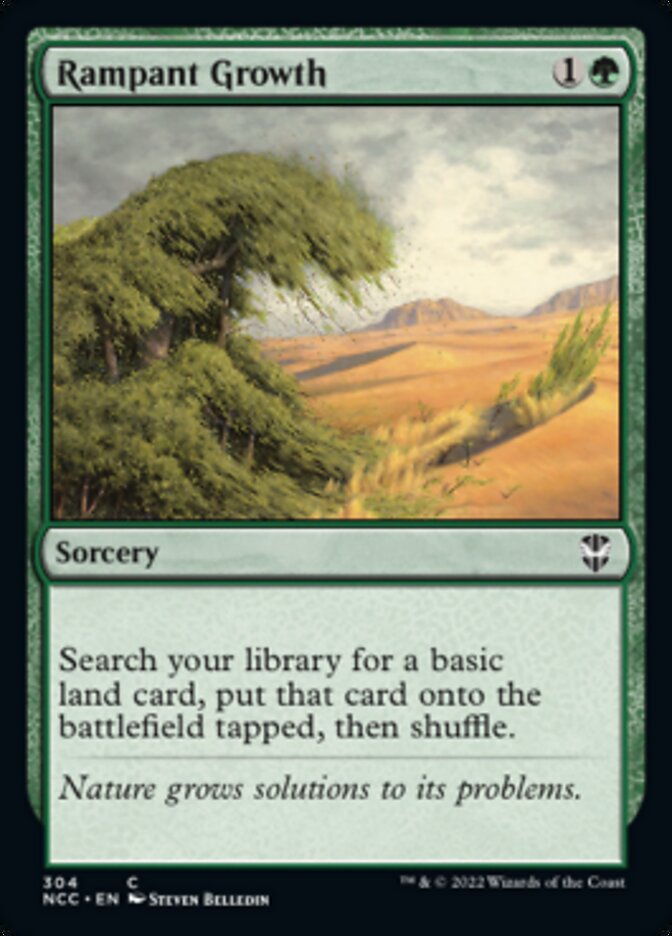 Rampant Growth (304) [Commander: Streets of New Capenna]