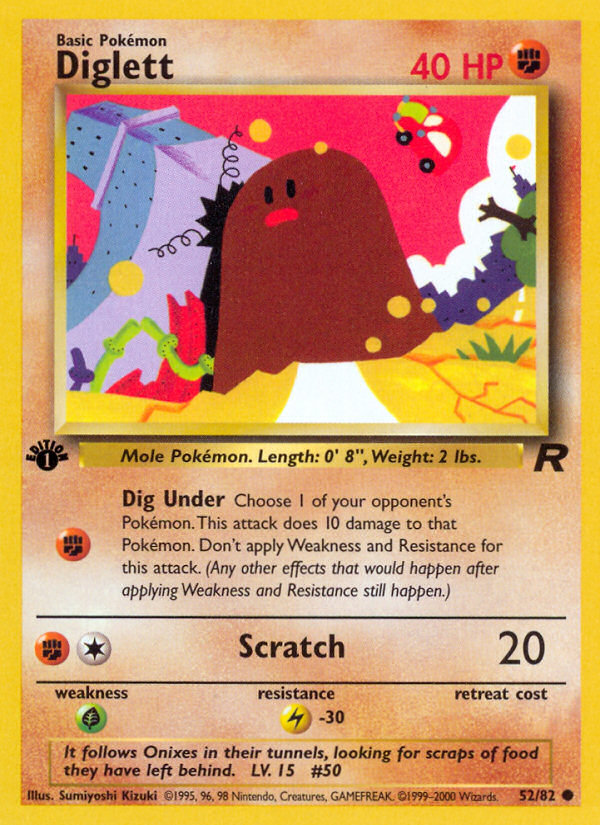 Diglett (52/82) [Team Rocket]