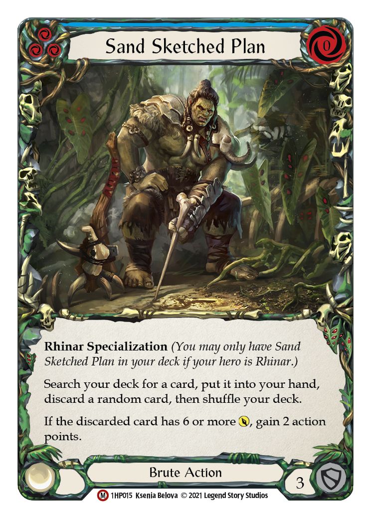 Sand Sketched Plan (1HP015) [History Pack Vol.1]