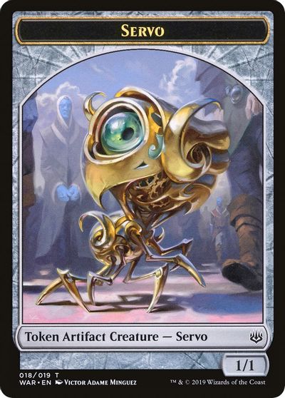 Servo // Wizard Double-Sided Token (Challenger 2020) (18 // 5) [Unique and Miscellaneous Promos]