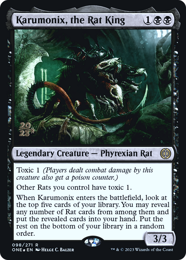 Karumonix, the Rat King (98) [Prerelease Cards]