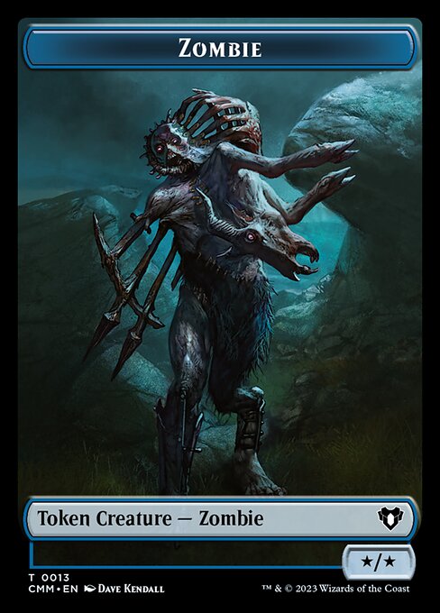 Servo // Zombie (0013) Double-Sided Token (45 // 13) [Commander Masters]