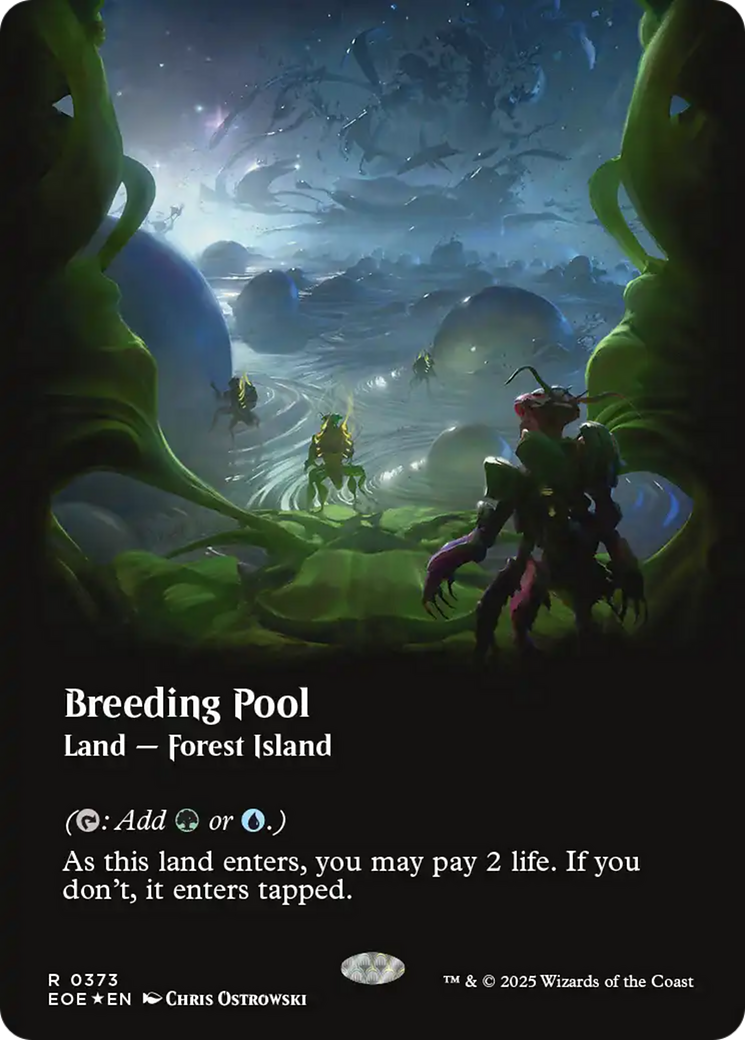 Breeding Pool (Borderless) (Galaxy Foil) (373) [Edge of Eternities]
