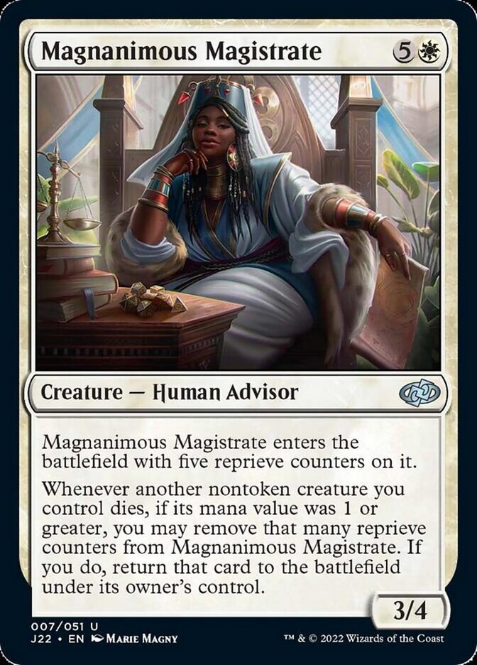 Magnanimous Magistrate (7) [Jumpstart 2022]