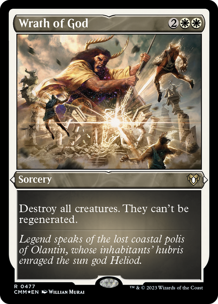 Wrath of God (Foil Etched) (477) [Commander Masters]