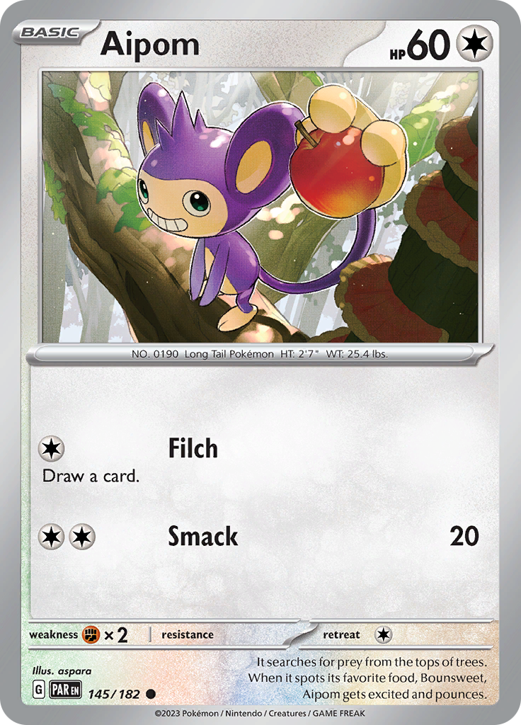 Aipom (145/182) [SV04: Paradox Rift]