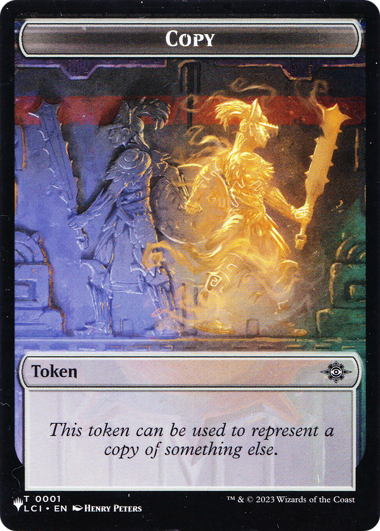 Clue // Copy Double-Sided Token (15 // 1) [The List Reprints]