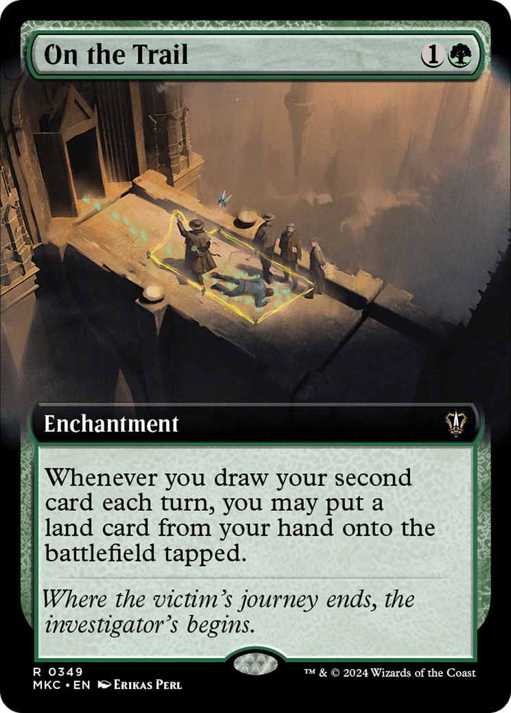 On the Trail (Extended Art) (349) [Commander: Murders at Karlov Manor]