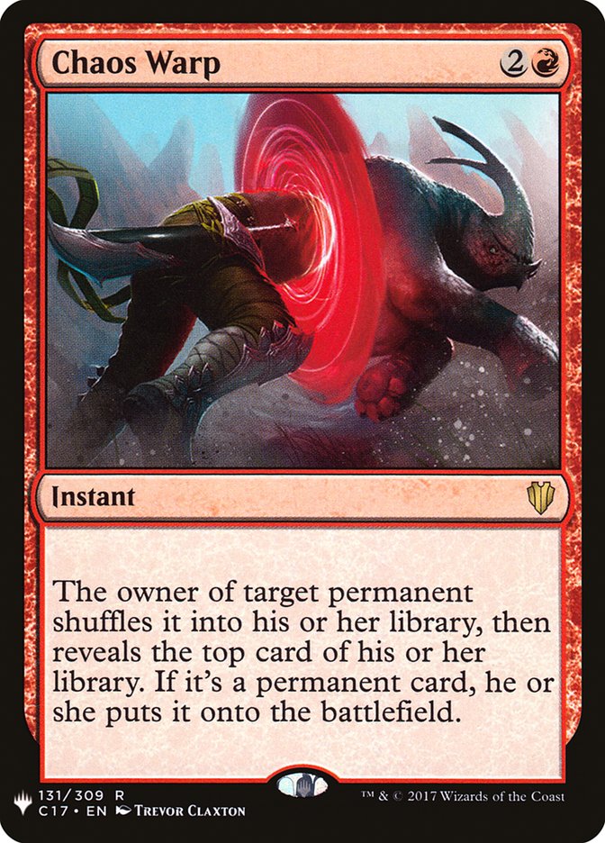 Chaos Warp (C17) (131/309) [The List Reprints]