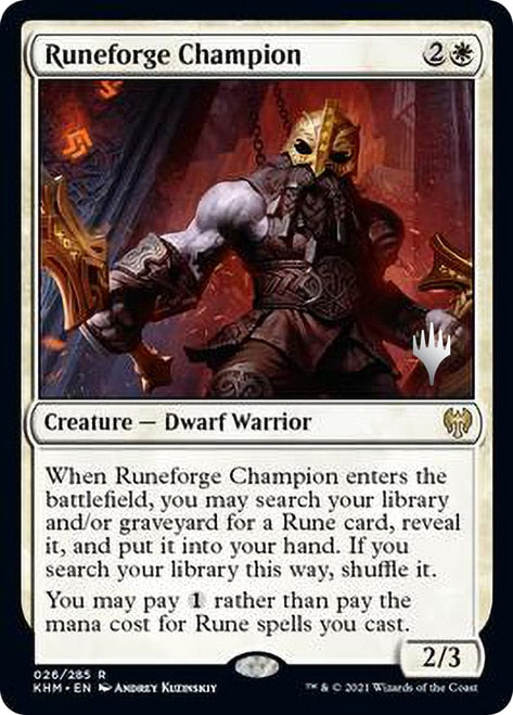 Runeforge Champion (26) [Promo Pack: Kaldheim]