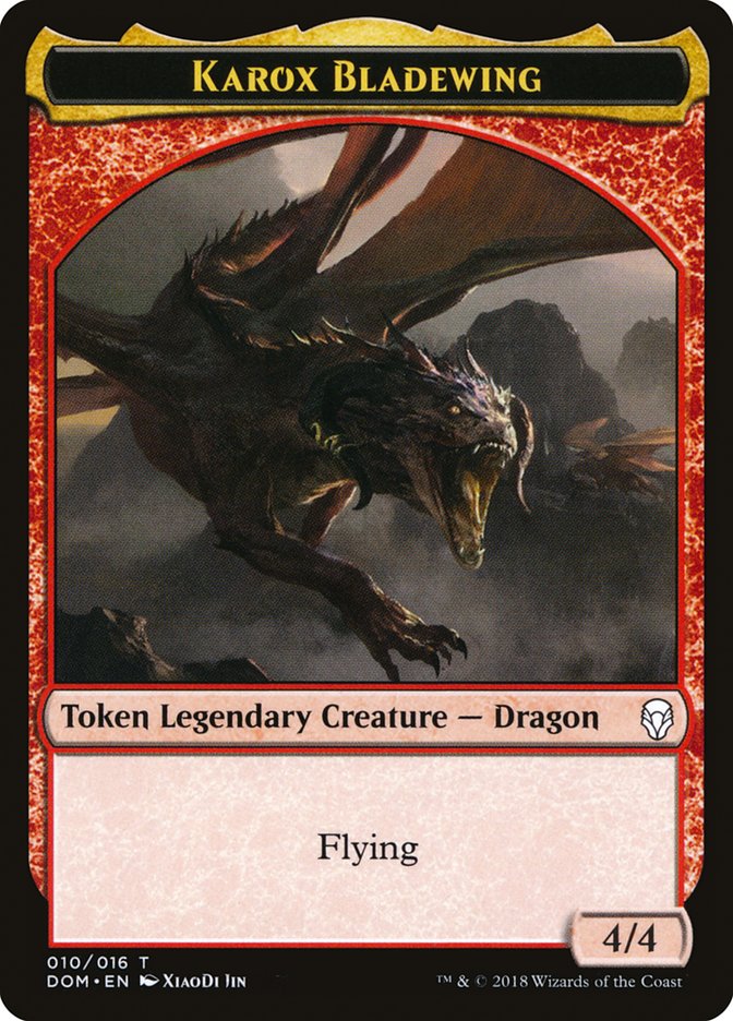Karox Bladewing Token (10) [Dominaria]