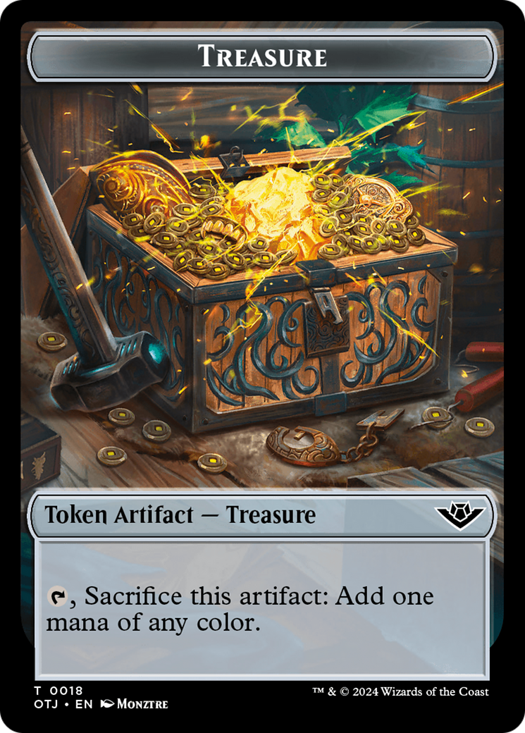 Eldrazi Scion // Treasure Double-Sided Token (2 // 18) [Commander: Outlaws of Thunder Junction]