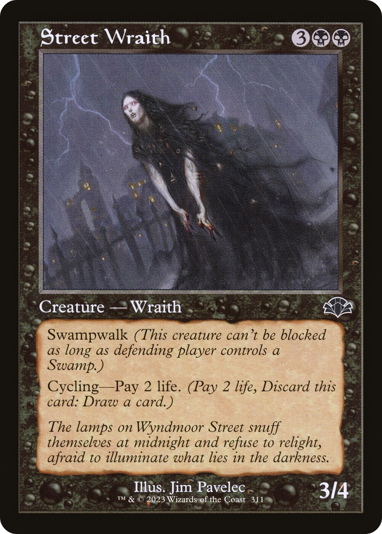 Street Wraith (Retro Frame) (311) [Dominaria Remastered]