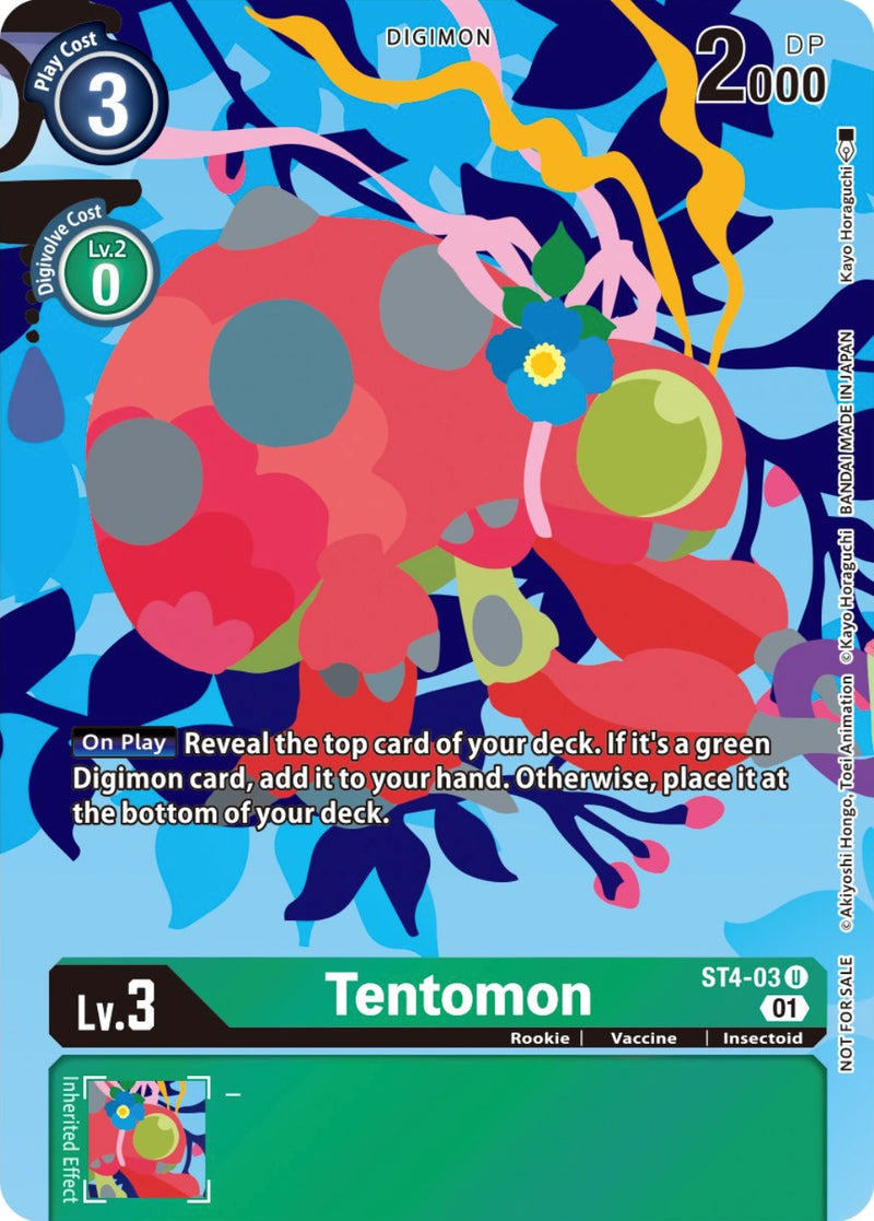 Tentomon (Tamer's Card Set 2 Floral Fun) (ST4-03 U) [Starter Deck 04: Giga Green]