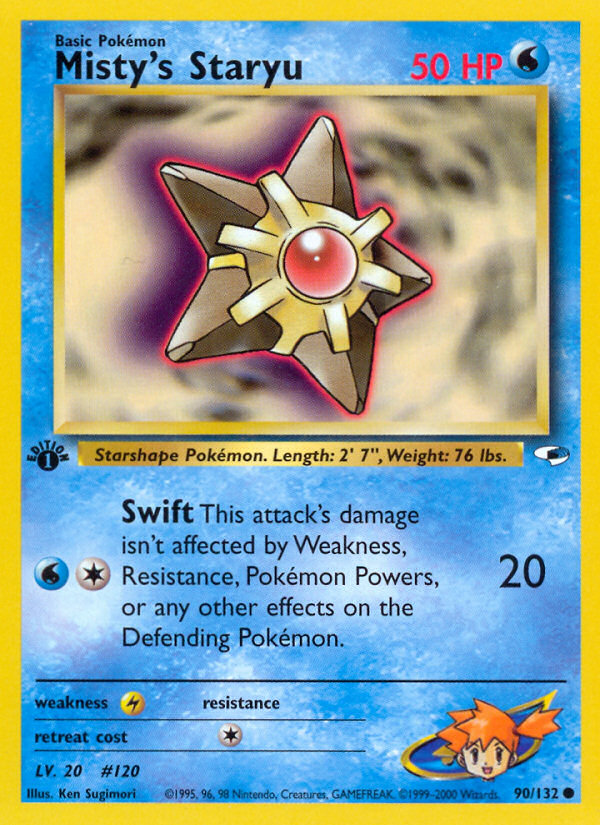 Misty's Staryu (090/132) [Gym Heroes]