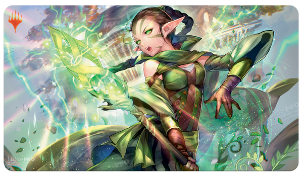 MAGIC THE GATHERING PLAYMAT - WAR OF THE SPARK - ALTERNATE ART - NISSA