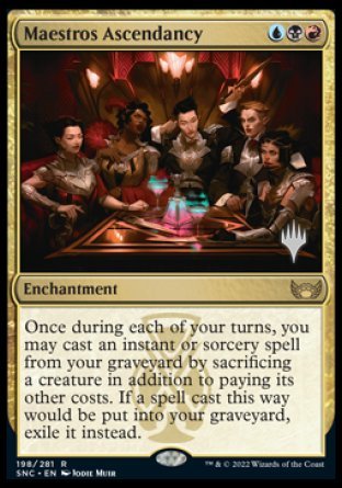 Maestros Ascendancy (198) [Promo Pack: Streets of New Capenna]