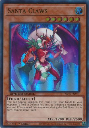 Santa Claws (SS05-ENV01) [Speed Duel Decks: Twisted Nightmares]
