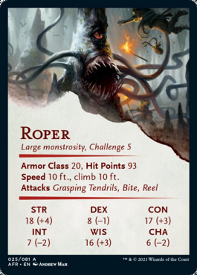 Roper Art Card (25) [Art Series: Adventures in the Forgotten Realms]
