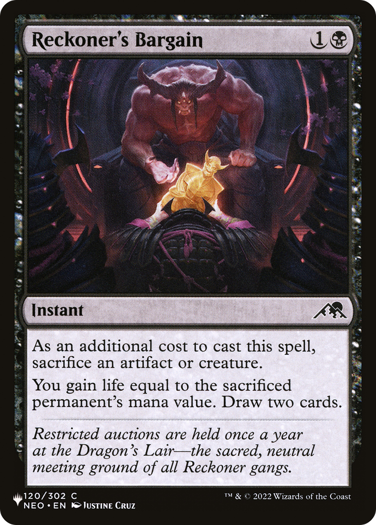 Reckoner's Bargain (120/302) [The List Reprints]