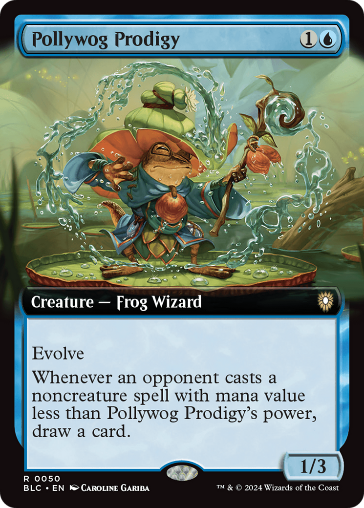 Pollywog Prodigy (Extended Art) (50) [Commander: Bloomburrow]