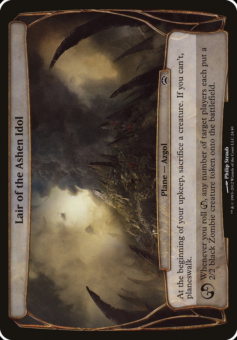 Lair of the Ashen Idol (Planechase 2012) (24) [Oversize Cards]