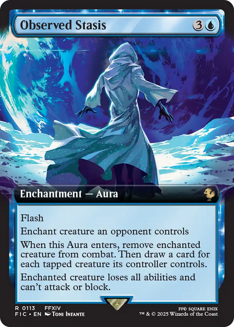 Observed Stasis (Extended Art) (113) [Commander: FINAL FANTASY]