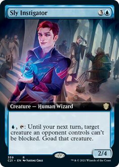 Sly Instigator (Extended Art) (359) [Commander 2021]